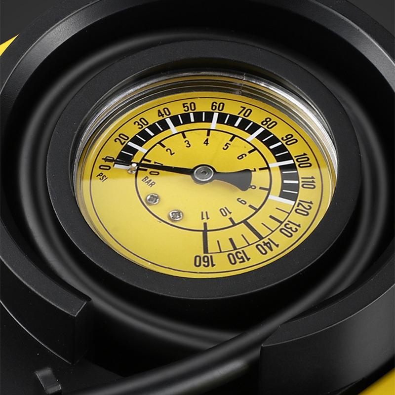 Ножной насос для надувных изделий Насос высокого давления для велосипеда Напольный насос Двухцилиндровый инструмент для надувания Баскетбольных мячей Футбольных мячей Надувных матрасов