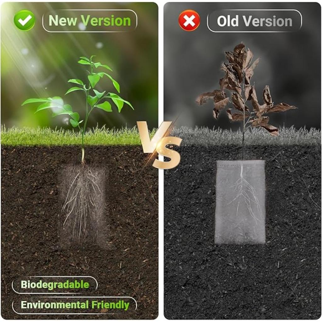 100 шт. мешков для рассады растений, нетканые мешки для рассады растений, тканевые мешки для рассады овощей, горшки для посадки, пересадки, мешки для выращивания растений, товары для дома и сада