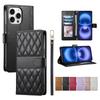 For iPhone 11 Pro Max 12 13 Mini 6 6s 7 8 Plus SE SE2 SE3 X XR XS PU Leather Flip Cover Magnetic Wallet Case Soft TPU Shell Stand Sling Hand Strap