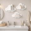 Durable Floating Shelf Minimalist Cloud Shape Shelf Home Decorative Wall Storage Rack  Bedroom