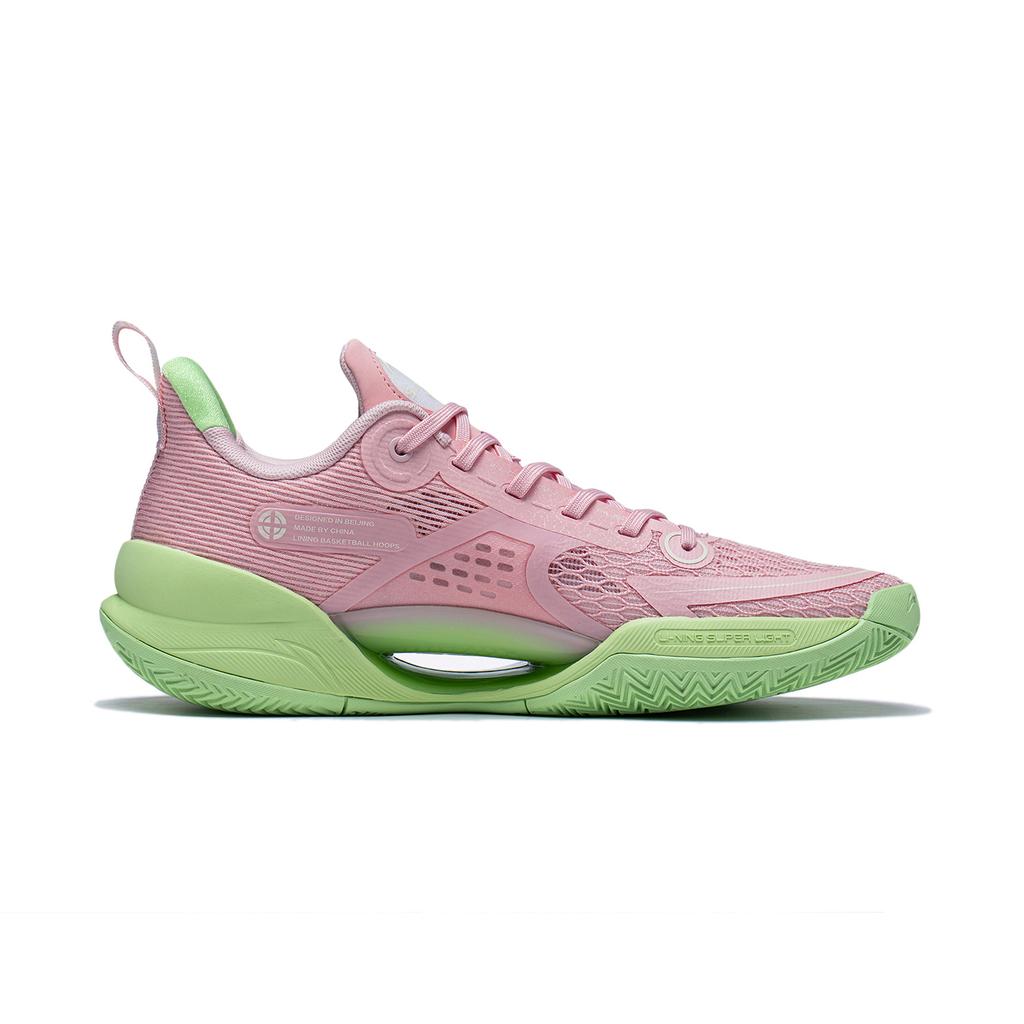 Li Ning Ultra Light V2 Peach Basketball Shoes Men Sneakers Pink ABAT029-6