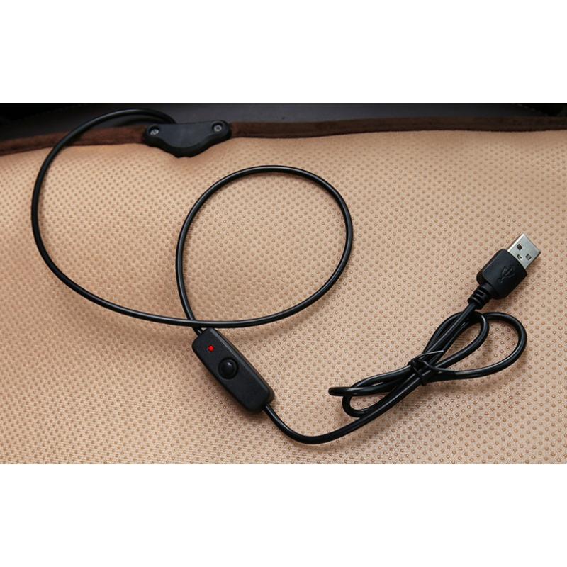 Универсальный зимний теплый чехол-подушка на автомобильное сиденье, нескользящая накладка на сиденье переднего кресла, USB-подогрев, протектор сиденья, чехлы на сиденья для автомобилей