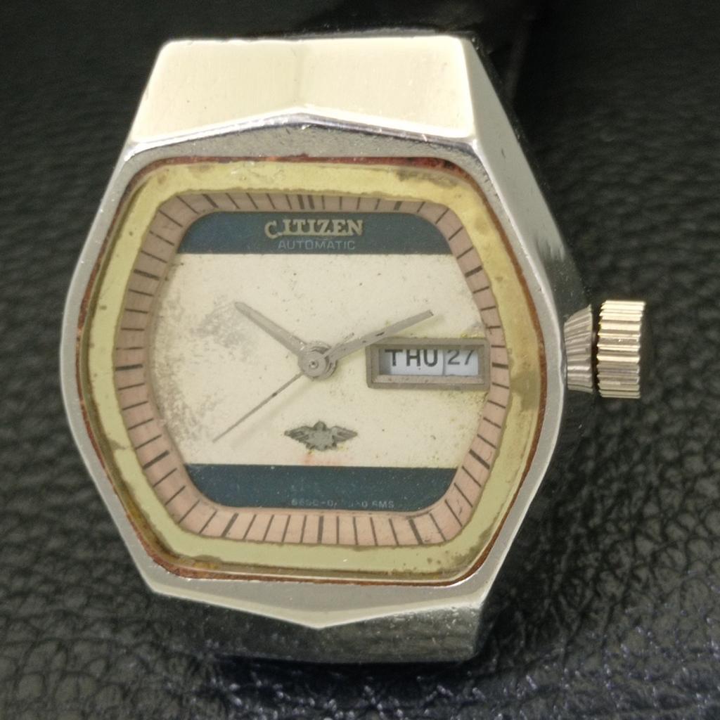 ВИНТАЖНЫЕ АВТОМАТИЧЕСКИЕ ЯПОНСКИЕ ЖЕНСКИЕ ЧАСЫ CITIZEN С ОРИГИНАЛЬНЫМ ЦИФЕРБЛАТОМ a700354-5