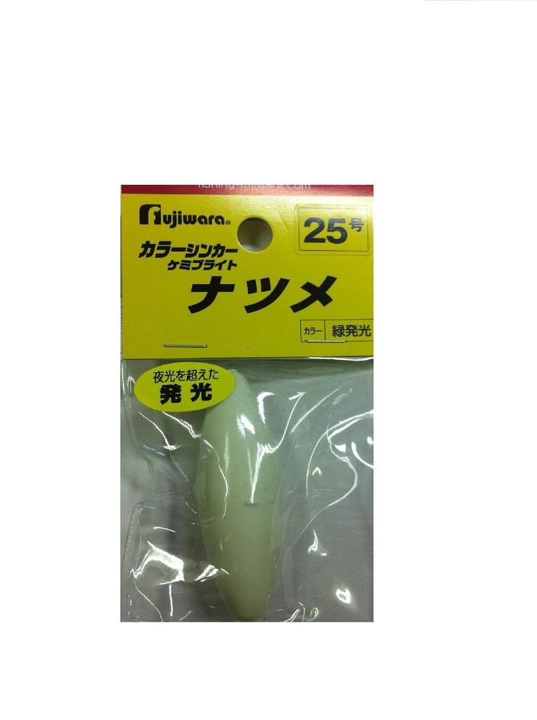 FUJIWARA Chemi Bright Sinker Natsume No. 25 Green Luminous