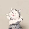 Повернись Симуляция Модель Кошки Кукла Мини Мини Кошка Орнамент Веселая Подбадривающая Кошка Фигурка Игрушка Настольный Декор