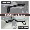 Gear Shifter Shift Lever Fit For Suzuki DR650 1996-2020 2021 2022 2023 2024 2025 DR 650 Motorcycle Foldable Brake Pedal Lever