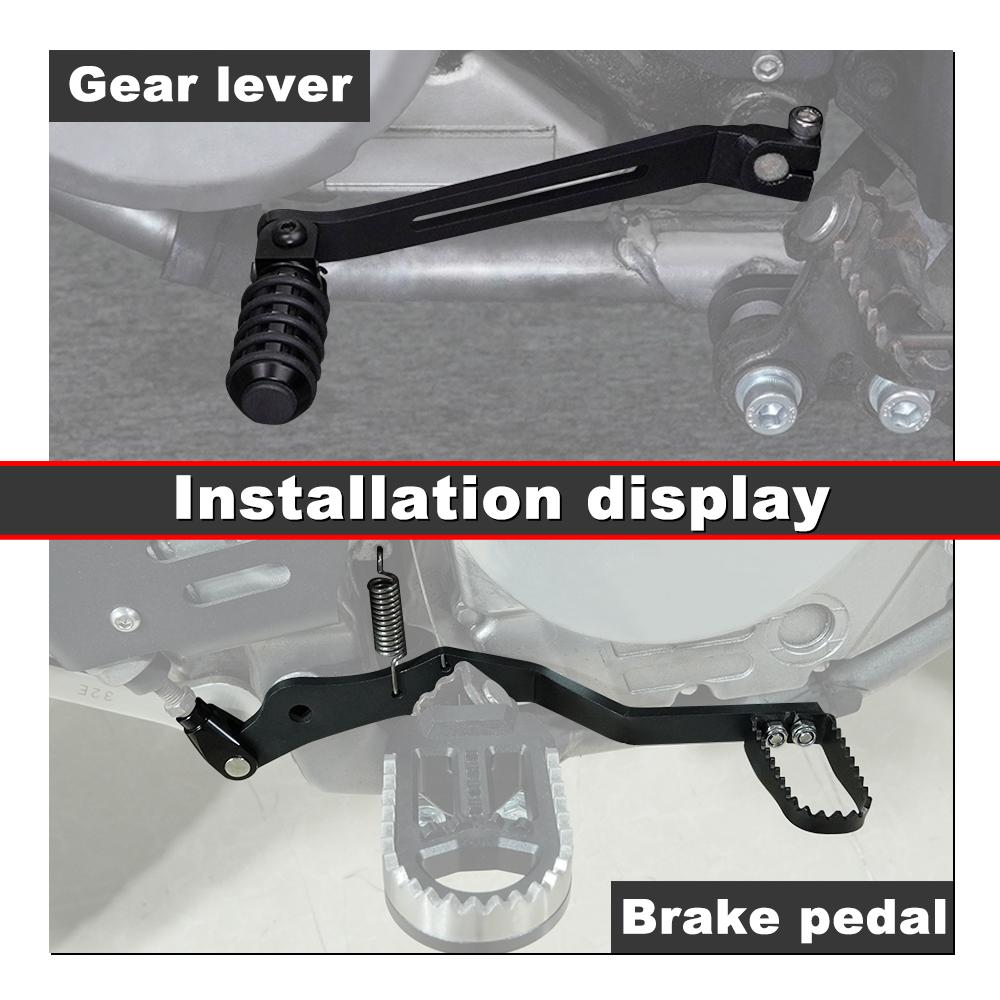 Gear Shifter Shift Lever Fit For Suzuki DR650 1996-2020 2021 2022 2023 2024 2025 DR 650 Motorcycle Foldable Brake Pedal Lever