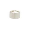 Used AUTHENTIC GUCCI Branded Cutout G WideRing Silver Silver925