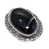 Natural Banded Agate Gemstone 925 Sterling Silver Jewelry Ring Size 7 S8r44