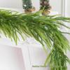 Christmas Norfolk Pine Rattan with Pine Needles & Cypress Vines - Artificial Greenery for Decoration & Landscaping