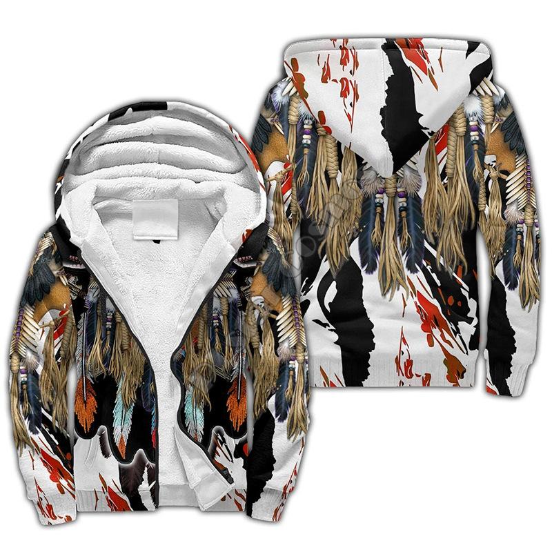 Бархатный теплый свитшот в осенне-зимнем стиле для мужчин, комфортный и повседневный, с 3D цифровой тату-принтом, кардиган-свитшот с капюшоном