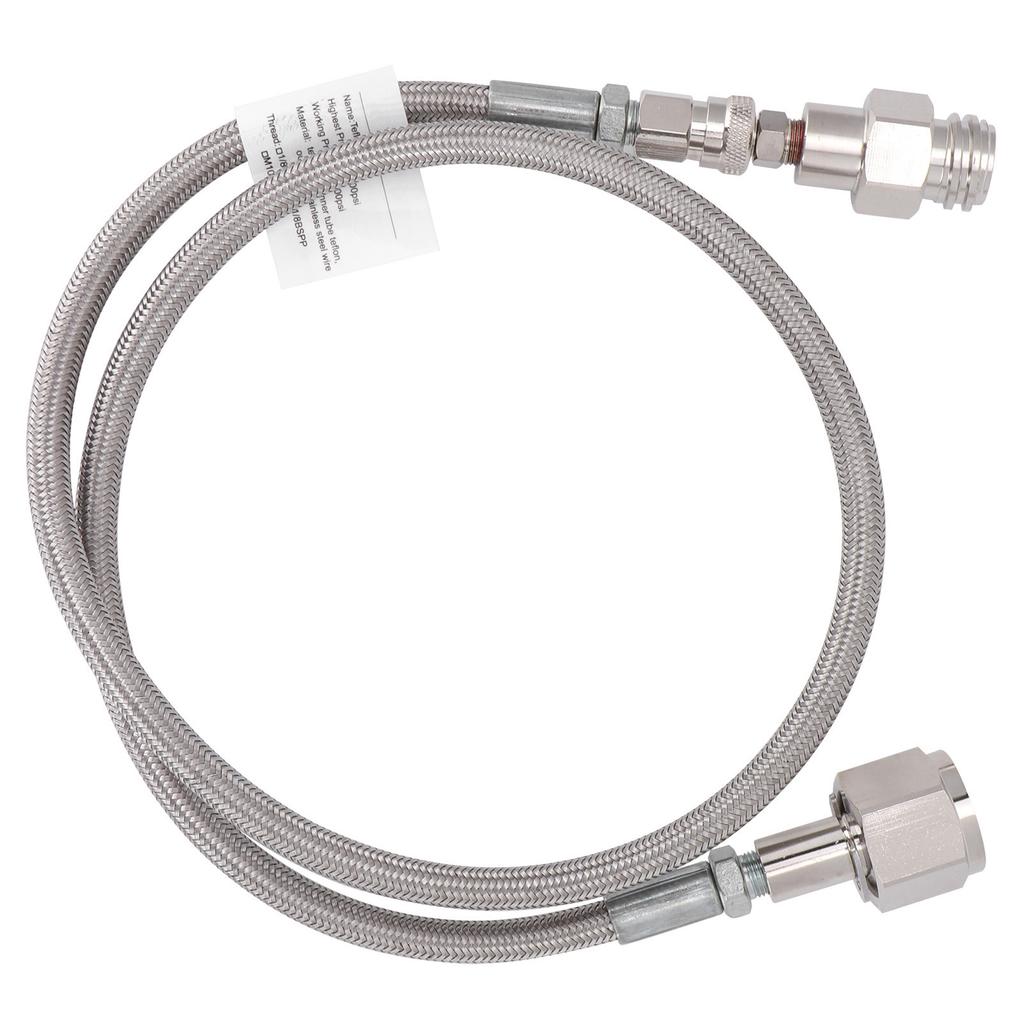 CO2 Universal External Hose Adapter G5/8-14 1m Soda PTFE Hose Soda Maker Accessories