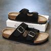 Classic Cork Clogs Slippers Women Men Soft Footbed Suede Sandals With Arch Support Trendy Beach Slides Home Men Mules