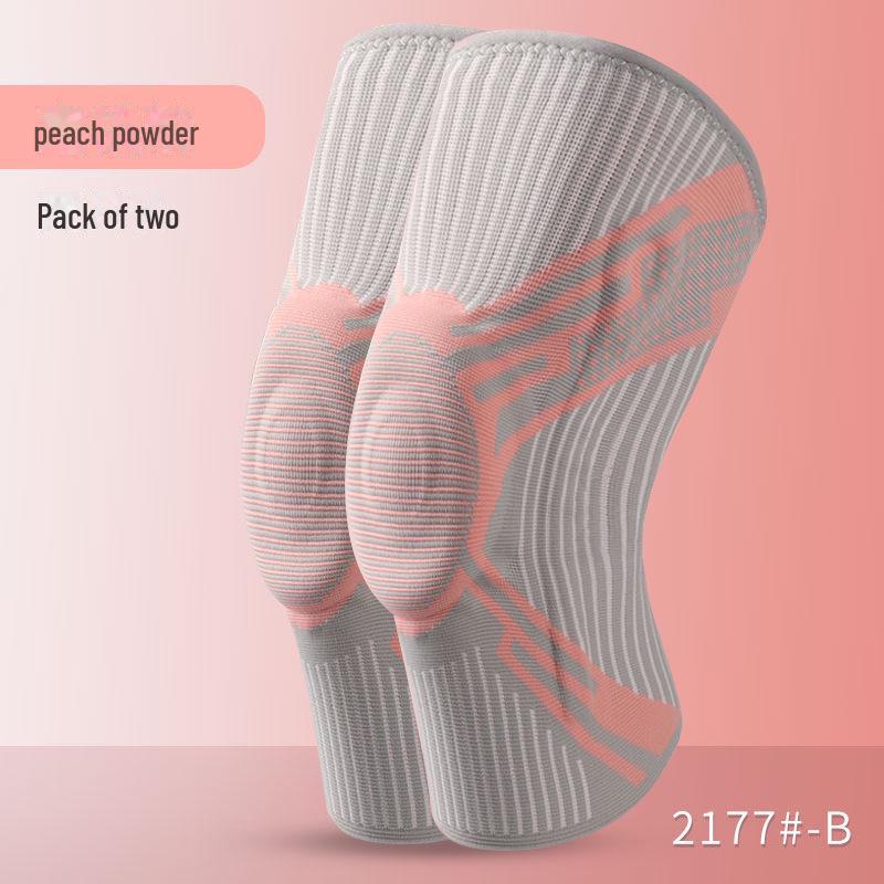 Мужские силиконовые наколенники - спортивная защита для бега, фитнеса, баскетбола, прыжков; Теплая компрессия с поддержкой надколенника.