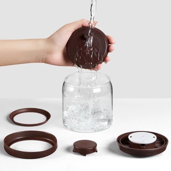 Герметичная банка для хранения кофе, большая емкость, не содержит бисфенол А, устойчива к ультрафиолетовому излучению, пригодна для мытья в посудомоечной машине, контейнер для хранения кофейных зерен