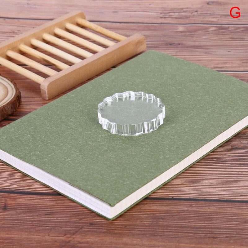 Акриловый прозрачный блок штампов с ручкой, штампы для альбомов «сделай сам», скрапбукинг, изготовление ремесел