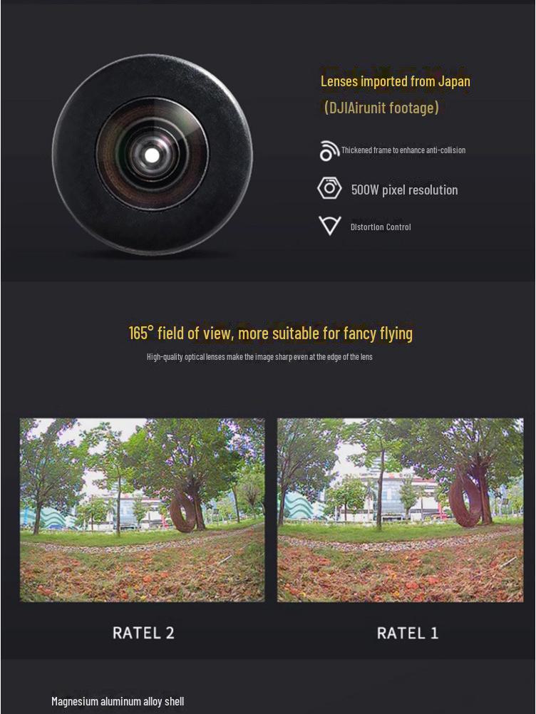 Snail Caddx Ratel2 2nd Gen 165° FPV Drone Camera