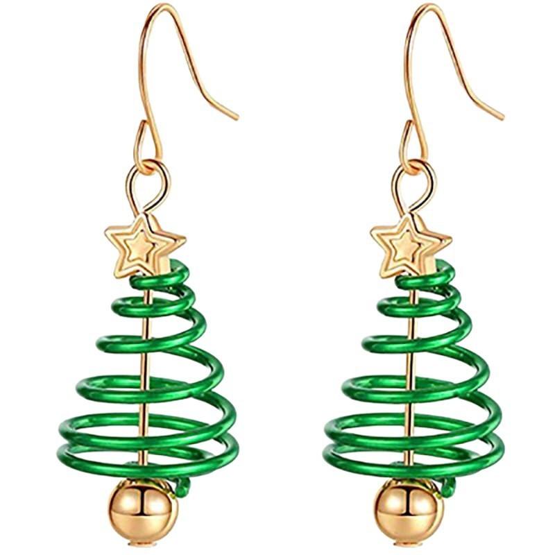 1 Pair of Ladies' Christmas Earrings, Christmas Gift for Everyday Wear, Christmas-themed Jewellery, Ladies' Accessories