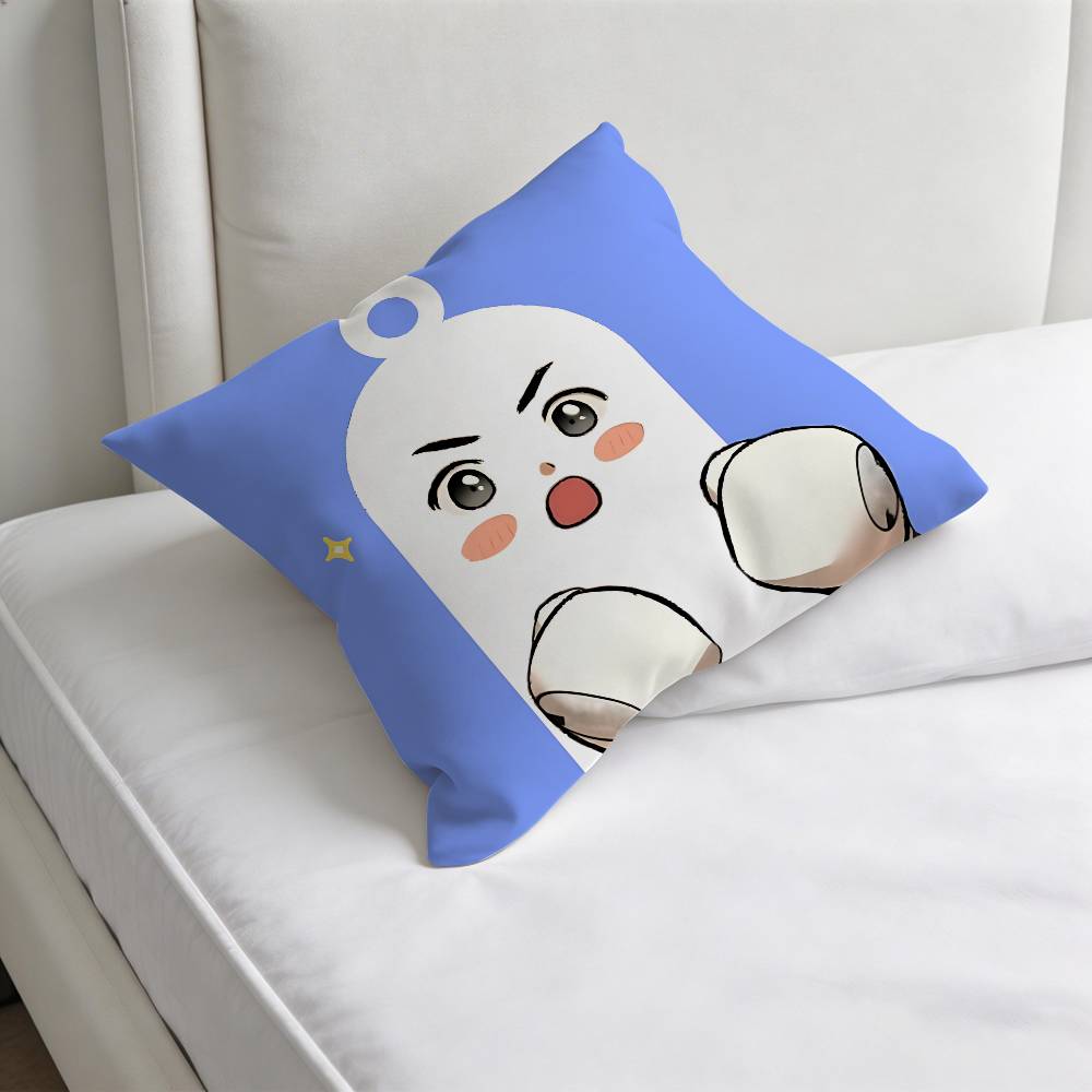 Lightsaber BL Manhwa Cute Decorative Square Pillow Cover Soft Comfortable Pillow Case Sofa Bed Home Decoration