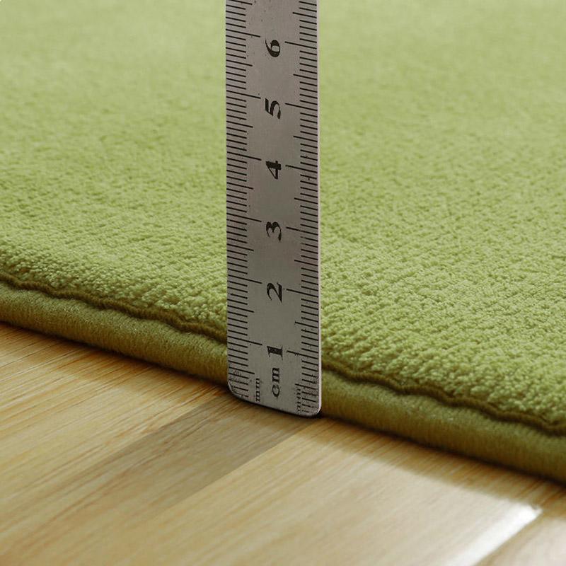 Большие ковры для современной гостиной, однотонный толстый ковер из кораллового бархата, скандинавский пушистый напольный прикроватный коврик, татами, коврик для ползания