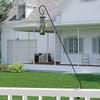 Deck Hook Bird Feeder Pole Sturdy Adjustable Multipurpose Feeding Station Support for Outside Yards