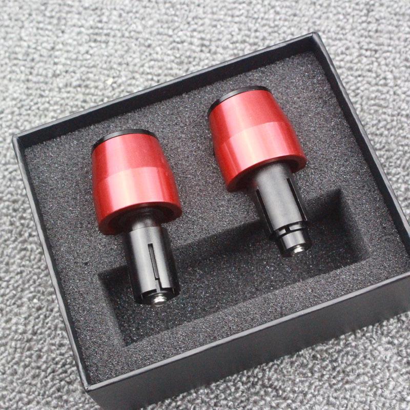 7/8" 22mm CNC Aluminum Universal Motorcycle Handlebars Grips Ends Bar Ends Handlebars Caps For Kawasaki Yamaha Honda SUZUKI