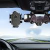 Универсальный автомобильный держатель для телефона на 360 градусов, крепление на зеркало заднего вида, автомобильный кронштейн для телефона, подставка для GPS-навигации, складная поддержка мобильного телефона в автомобиле