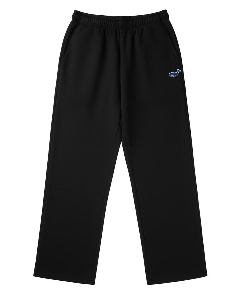 OKSTAR Mini Whale Embroidered Semi-Wide Sweatpants