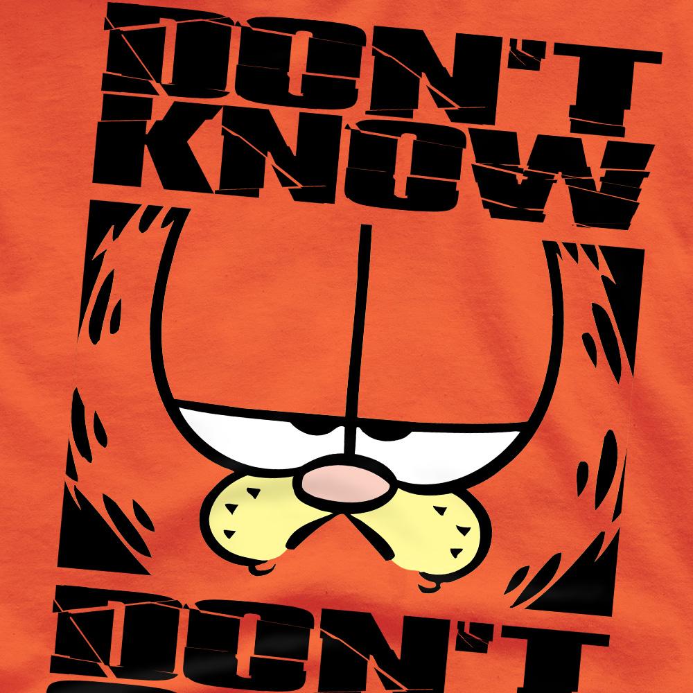 Garfield Mens Don´t Know Don´t Care T-Shirt