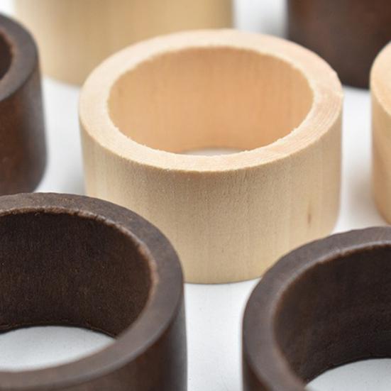 Wood Napkin Rings Rustic Napkin Holders Reusable Napkin Rings for Dinner Party Wedding Christmas Home Farmhouse Decor