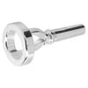 Tuba Mouthpiece Trainer Exercising Mouth Thick Silver Coating Musical Instrument Equipment
