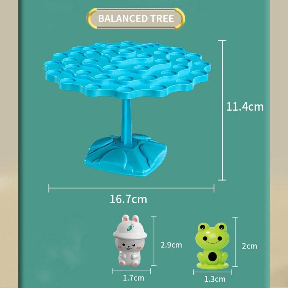 Веселая игра для родителей и детей «Дерево баланса с лягушками» Развивающая балансировочная доска-пазл для детей