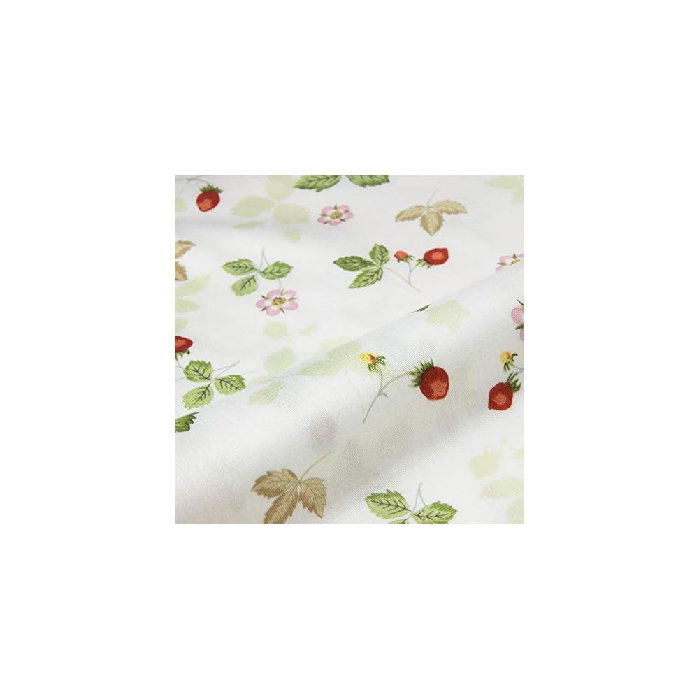 Nishikawa Duvet Cover, Single, Wedgwood Wild Strawberry, Easy to Attach and Remove, Made in Japan,