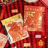40pcs Pasteable Mini Couplet Stickers Good Luck Chinese Style New Year Blessing Stickers Festive Design DIY
