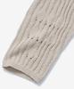 NOIRER FOR WOMAN Wool Damaged Boat Neck Knit Top (Beige)