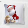 45*45cm Decorative Cushion Cover Christmas Santa Claus Pillow Cover Christmas Decoration Pillowcase Cushions For Sofa Home Gifts