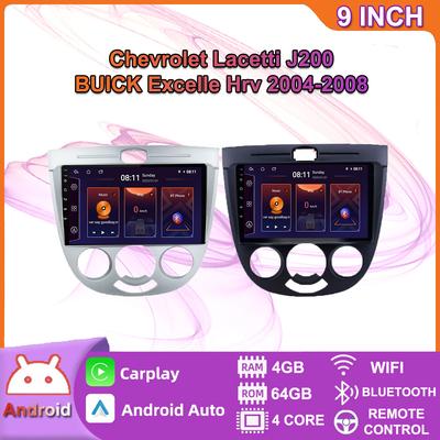 9-дюймовый автомобильный стерео радио Carplay для Chevrolet Lacetti J200 2004-2008 Android автомобильный мультимедийный видеоплеер GPS-навигация WIFI 2 + 32 ГБ