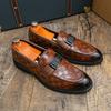 Модная деловая формальная кожаная обувь Мужская модная повседневная обувь Классическая итальянская формальная обувь Оксфорды для мужчин Элегантная мужская обувь