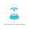 Kitchen Wash Pot Dish Brush Washing Utensils with Washing Up Liquid Soap Dispenser Household Kitchen Cleaning Accessories