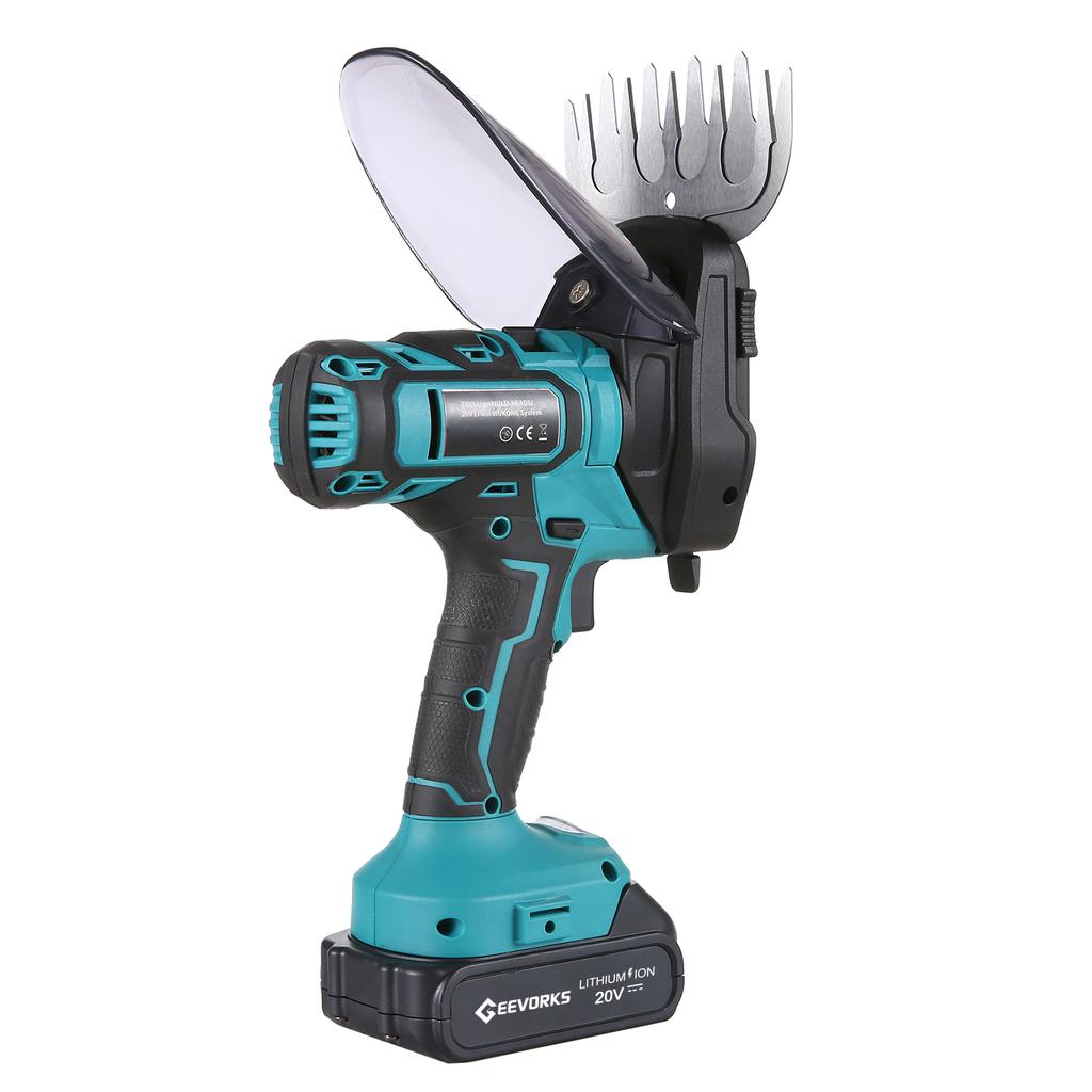 20V Cordless Grass Shears, Handheld Grass Trimmer, 2 In 1 Electric Grass Clippers & Power Hedge