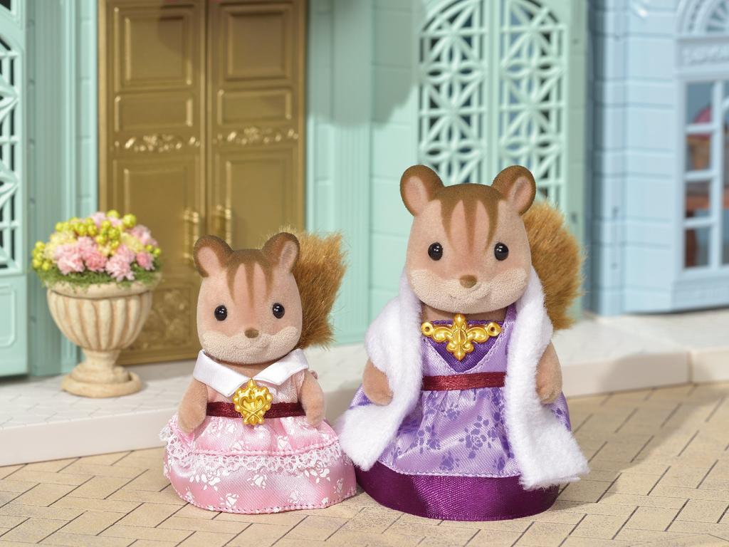 Sylvanian Families Town Dress Up Set ST Mark Сертификация для детей от 3 лет и старше Игрушечный кукольный домик Sylvanian Families EPOCH [Town (Фиолетовый и розовый)] ТД-02