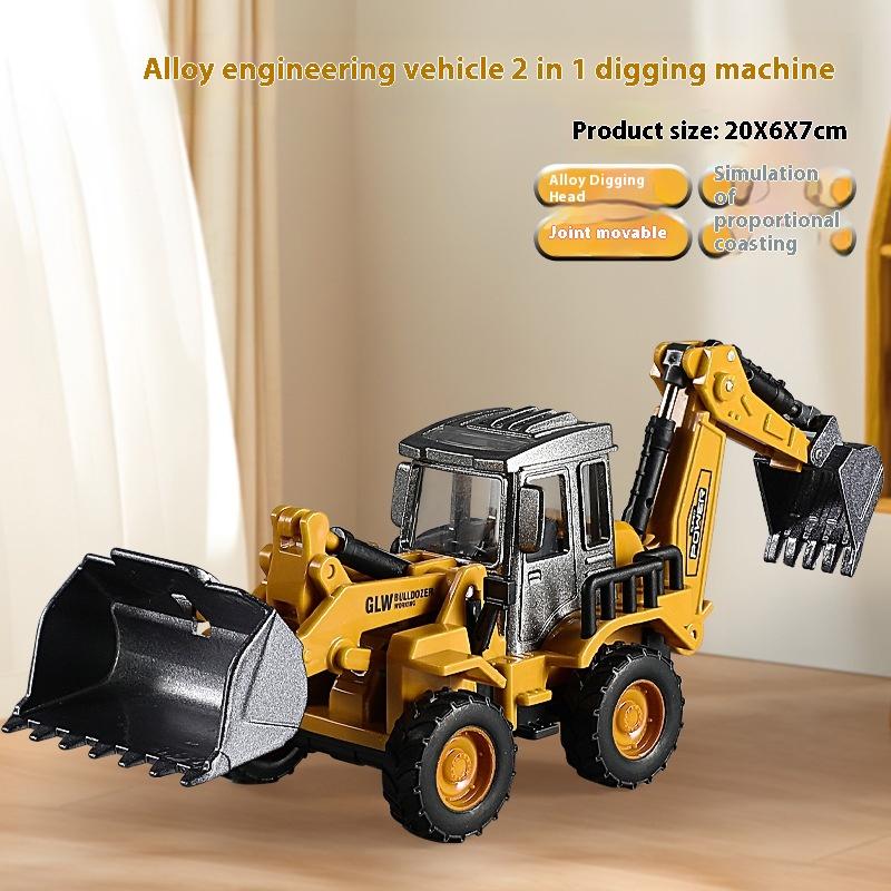 Сплав Моделирование Инженерный кран Башенный кран Модель автомобиля Подарочные украшения для торта Детские игрушки