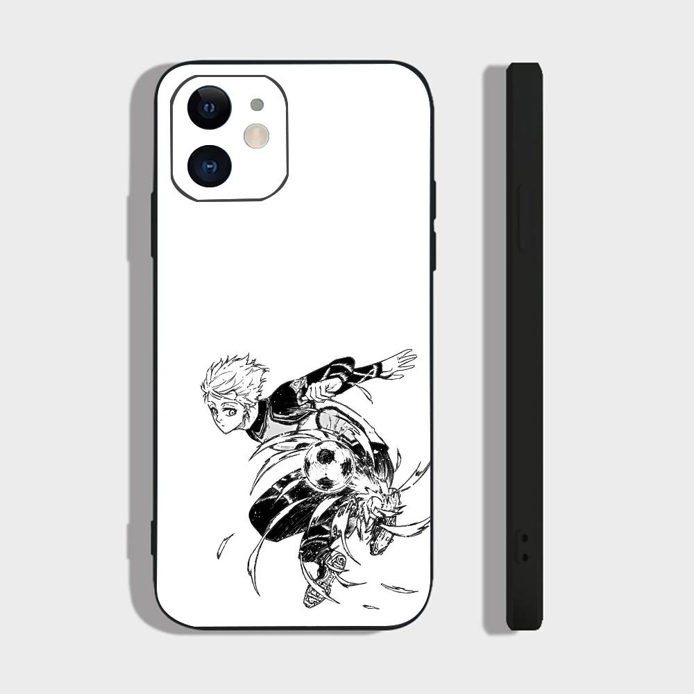 Аниме М-Майкл Кайзер Для IPhone 17 Air 16 15 14 13 12 11 Pro Черный Мягкий Чехол для Телефона