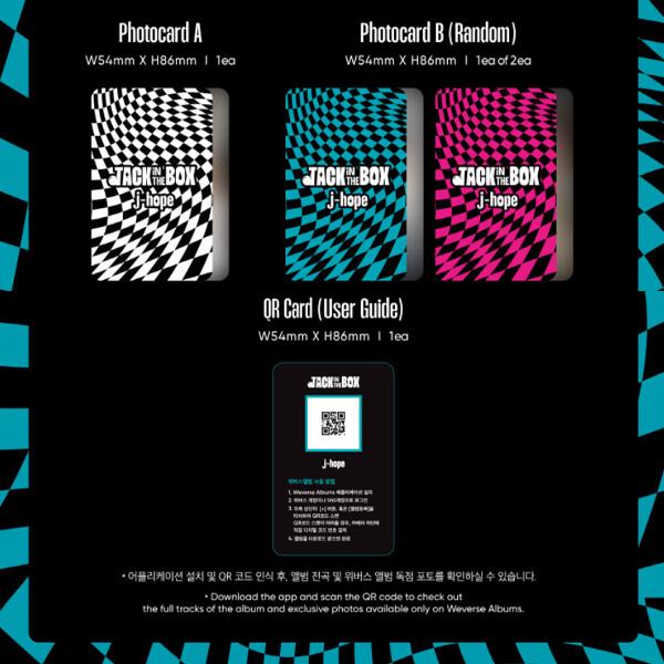 BTS Джей-Хоуп : Джек в коробке (Альбом Weverse) СЛУЧАЙНЫЙ, НАБОР