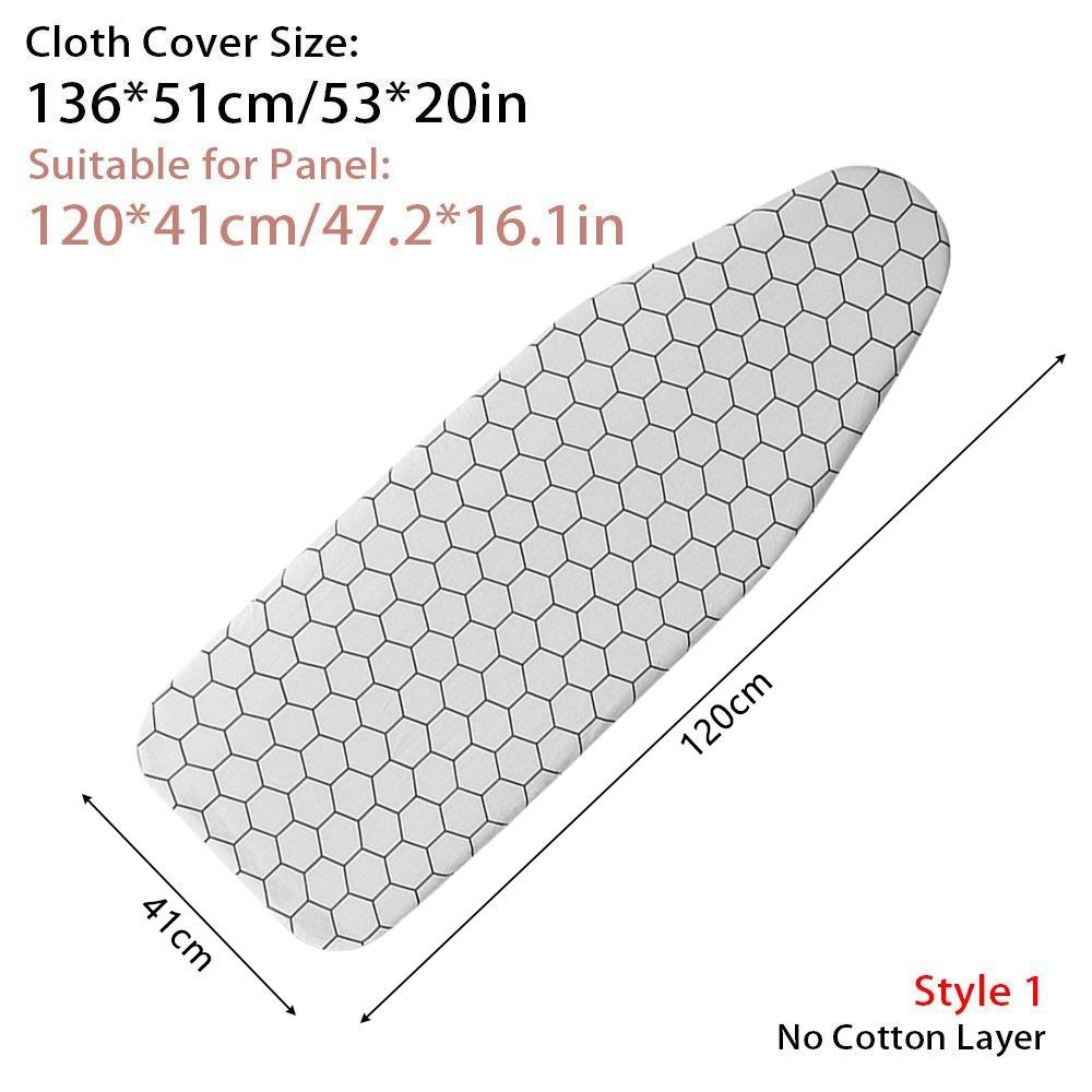 1Pcs With Elastic Edge Ironing Board Cover Stain Resistant Ironing Cover For Ironing Table