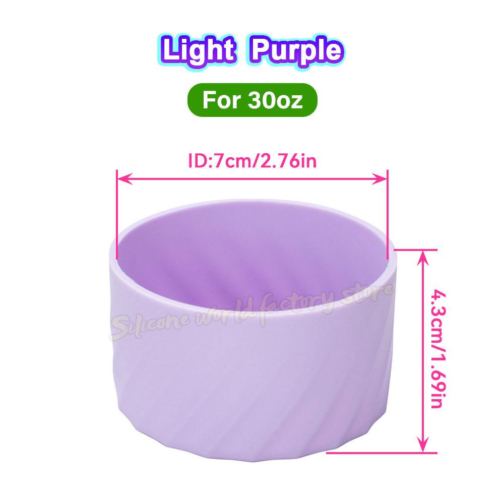 Силиконовый чехол на дно чашки SW 40 унций/30 унций для тамблера Stanley Adventure Quencher, для бутылки для воды IceFlow с откидной соломинкой, рукав 7,5/7 см