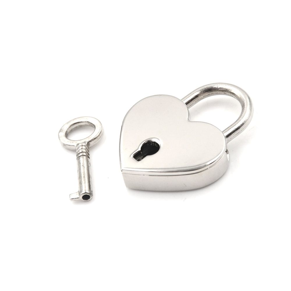 Gift Diary Book Travel with Key Wedding Mini Hardware Locks Love Heart Lock Padlock