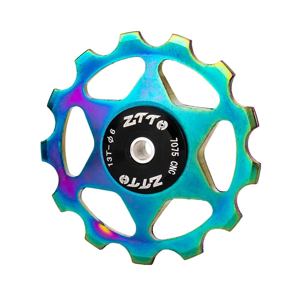 13T Ролик-направляющая с подшипником для горного велосипеда, из алюминиевого сплава, с герметичным подшипником, ролик заднего переключателя, шкив заднего переключателя, аксессуары для переключателя велосипеда