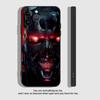 Movie The Terminator Phone Case Black Silicone Matte Phone Case For Iphone 17 Air 16 15 14 13 12 11 Pro Max TPU Soft Case