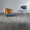Nordic Dining Chair Kitchen Furniture Luxury Armchair Dining Chairs Industrial Restaurant Dessert Milk Tea Shop Lounge Chair